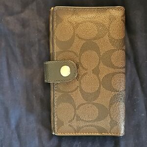 Brown Coach wallet